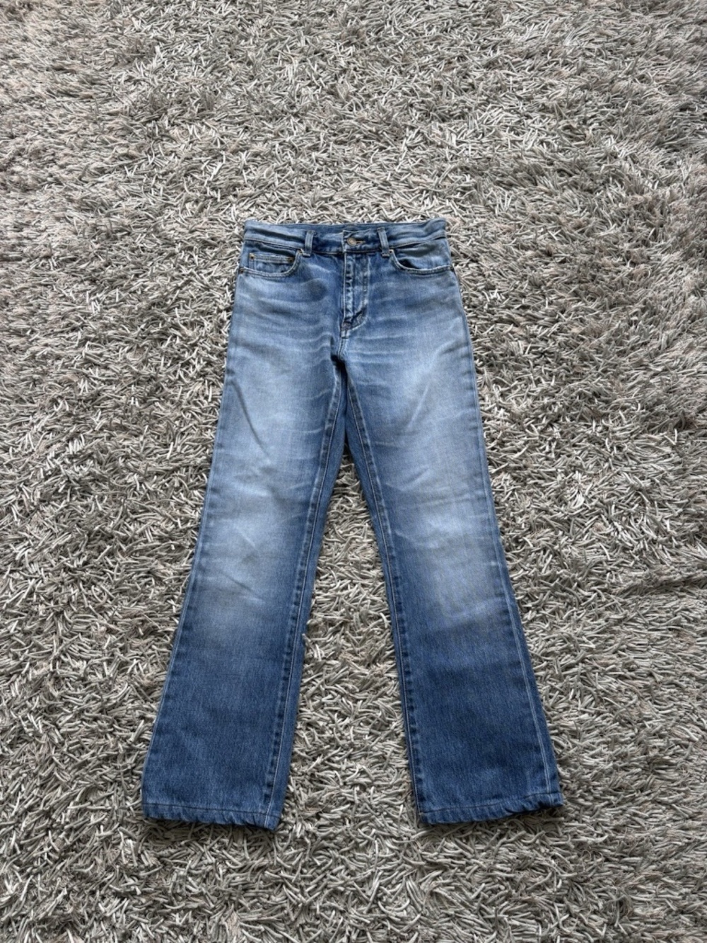 Saint Laurent Jeans Blue BootCut Women's Sz 25 Authentic❤️